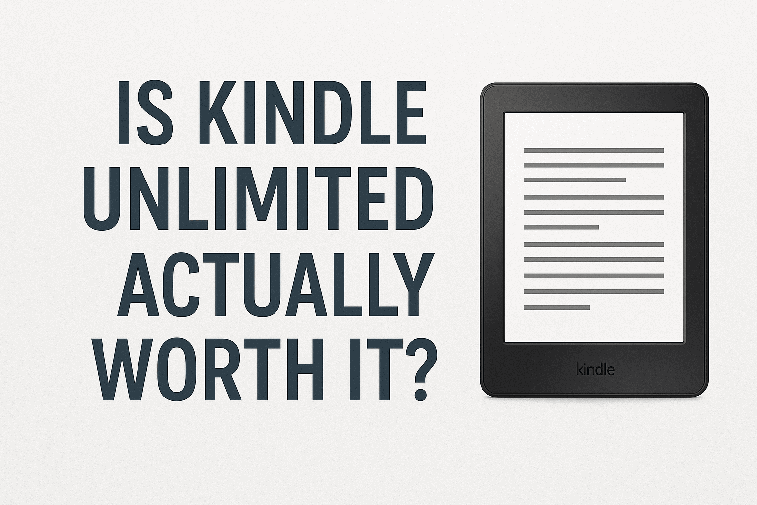 Is Kindle Unlimited Worth It